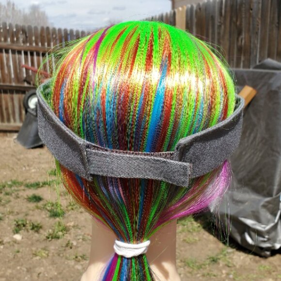 Ladies Gray & Red Lady Trucker Sun Visor NEW - Picture 4 of 4